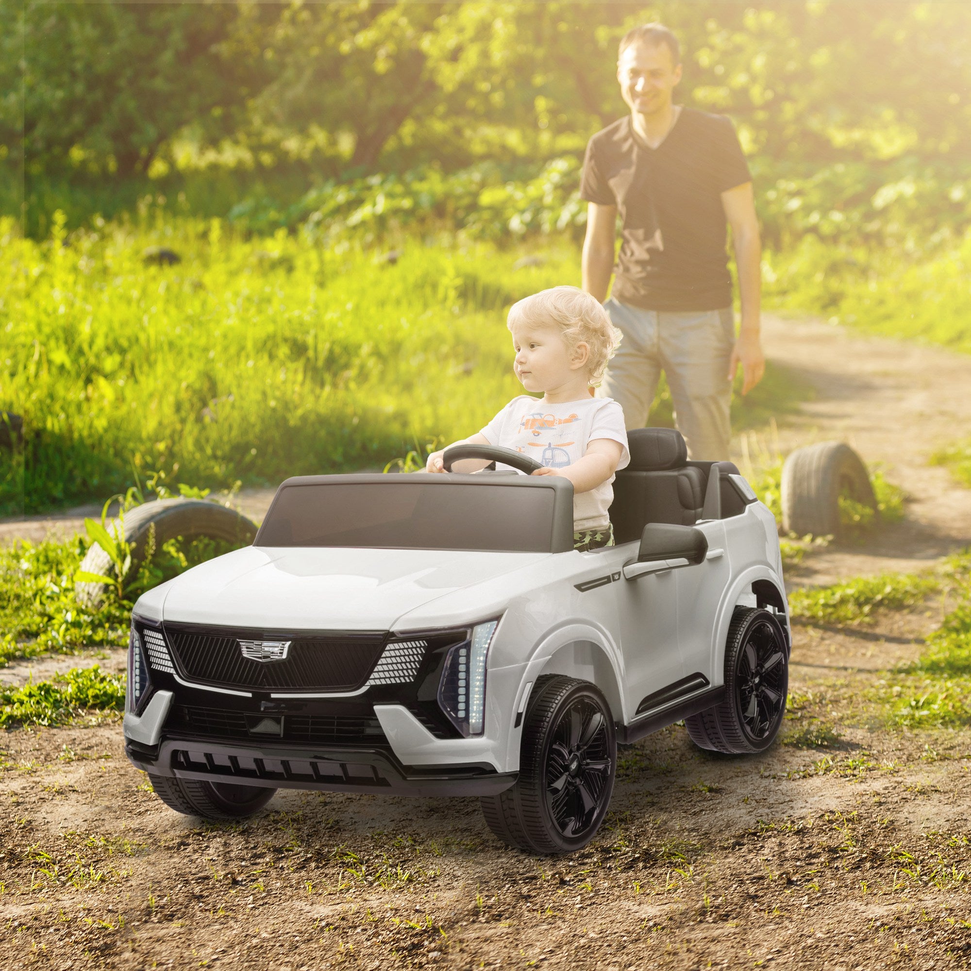 2-seater 12v 10ah Ride on Truck, Cadillac Escalade Licensed