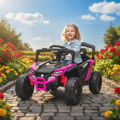 12v Kids Ride on Truck, Battery Powered Electric UTV Vehicle