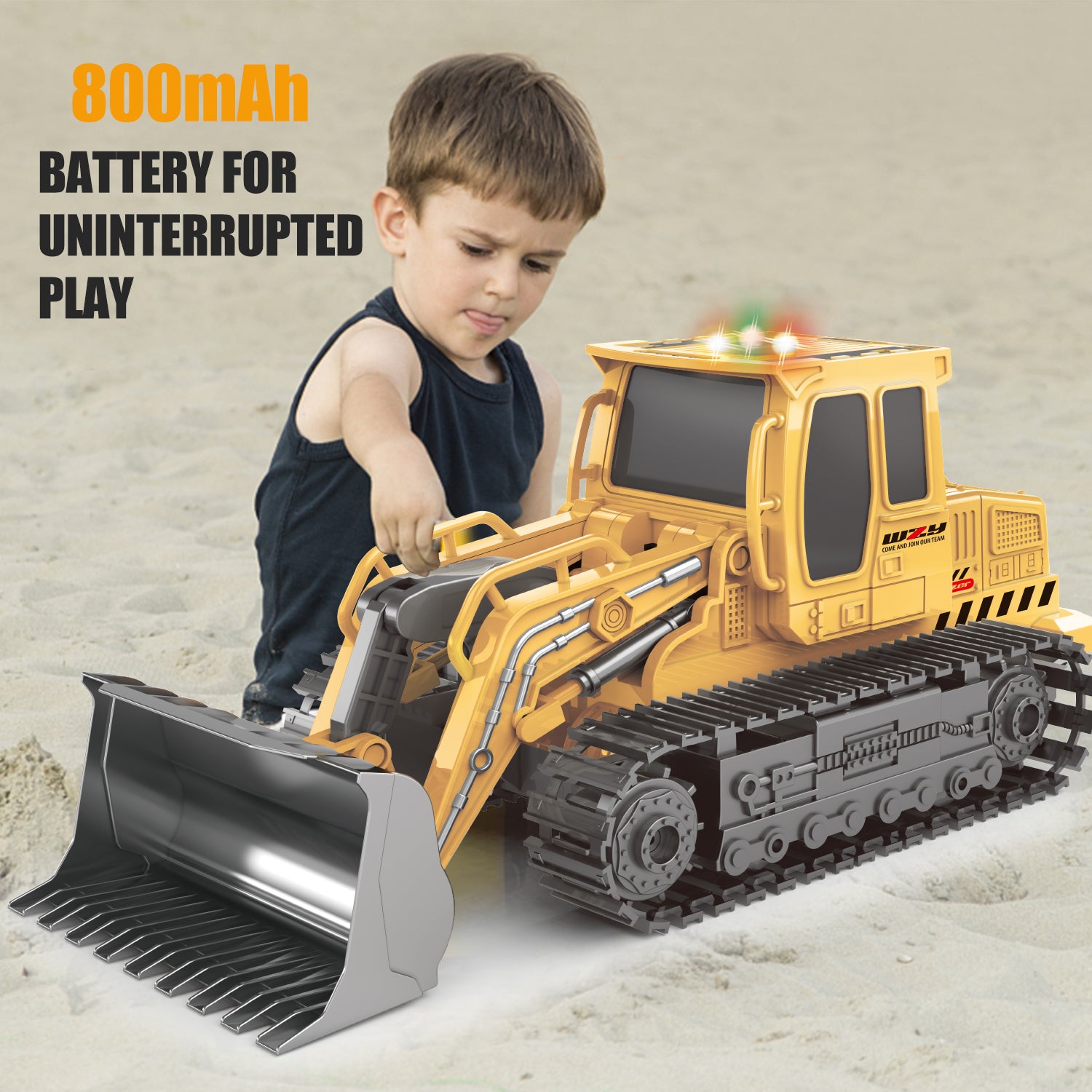 2025 Remote-controlled Engineering Vehicle Toy Bulldozer