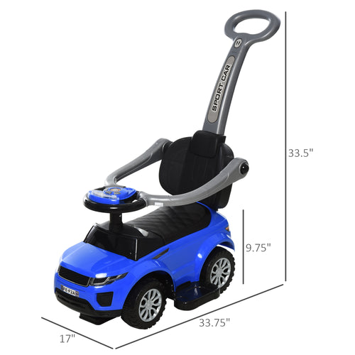 2 in 1 Push Cars for Toddlers Kid Ride on Push Car Stroller