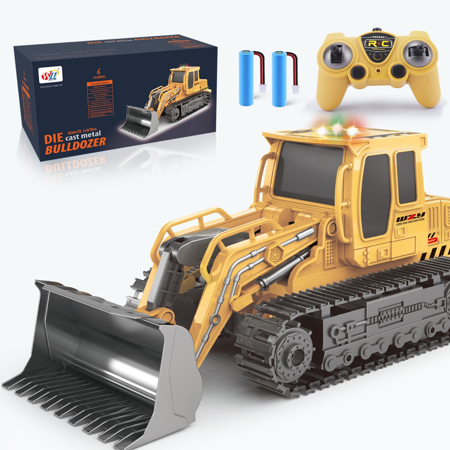 2025 Remote-controlled Engineering Vehicle Toy Bulldozer